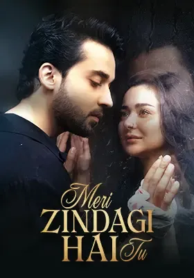 Official poster for Meri Zindagi Hai Tu (ARY Digital) with Hania Aamir and Bilal Abbas Khan