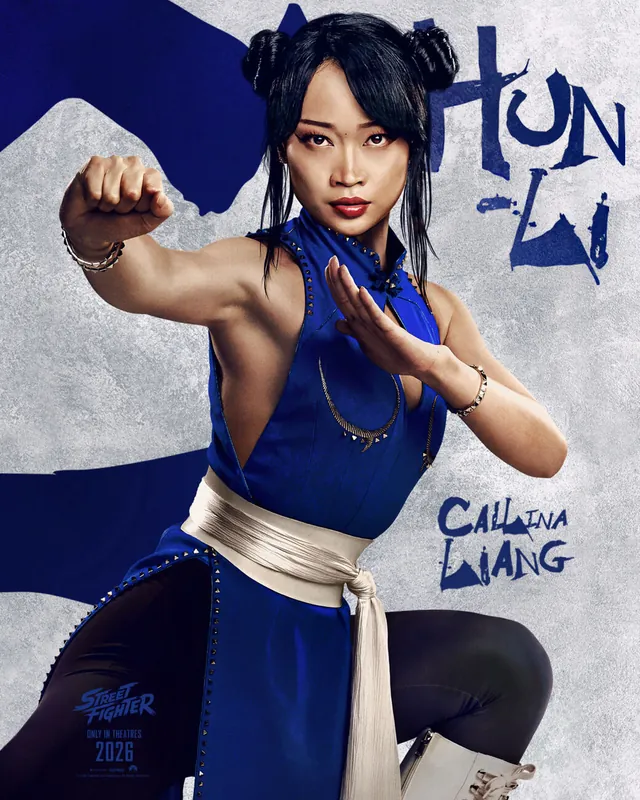 Official Street Fighter character poster: Callina Liang as Chun-Li